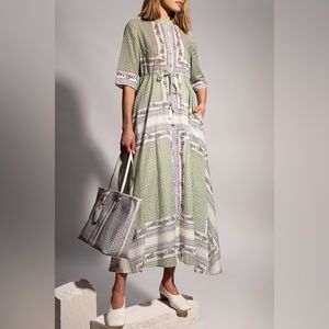 NWT Tory Burch Printed Shirtdress Garden Party